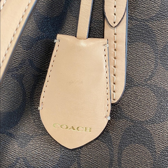 Coach Brown and Tan Shoulder Bag - Picture 4 of 10